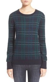 Equipment Ondine Plaid Wool Pullover at Nordstrom