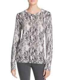 Equipment Ondine Snake Print Sweater at Bloomingdales