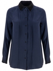 Equipment Pleated Silk Shirt - Leclaireur at Farfetch