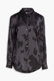 Equipment Printed silk shirt at The Outnet