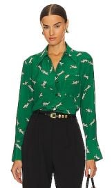 Equipment Quinne Button Up In Lush Meadow Multi at Revolve