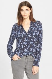 Equipment Reese Silk Shirt in Peacoat Multi at Nordstrom