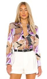 Equipment Sedienne Top in Hyacinth Multi from Revolve com at Revolve