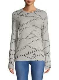 Equipment Shane Sweater in Bird Print at Saks Off 5th