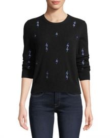 Equipment Shirley Lightning-Bolt Cashmere Sweater at Neiman Marcus