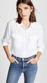 Equipment Signature Blouse at Shopbop