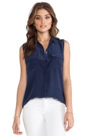 Equipment Sleeveless Slim Signature at Revolve