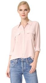 Equipment Slim Signature Blouse at Shopbop