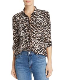 Equipment Slim Signature Leopard Printed Silk Shirt Bloomingdales at Bloomingdales