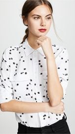 Equipment Slim Signature Silk Blouse at Shopbop