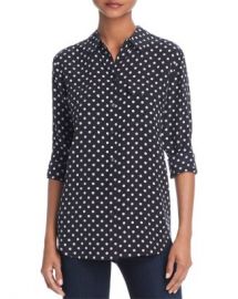 Equipment Slim Signature Silk Dot Shirt Women - Bloomingdale s at Bloomingdales