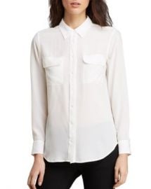 Equipment Slim Signature Silk Shirt Women - Bloomingdale s at Bloomingdales