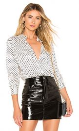 Equipment Slim Signature Top in White Eclipse from Revolve com at Revolve