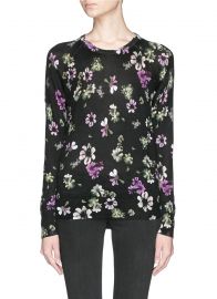 Equipment Sloan Floral Cashmere Sweater at Lane Crawford