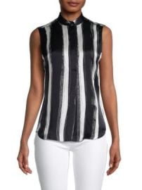 Equipment Therese Printed Silk Top on SALE at Saks Off 5th