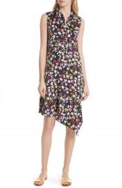 Equipment Tira Asymmetrical Hem Silk Dress at Nordstrom