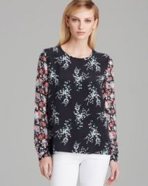 Equipment Top - Liam Fresh Floral Print at Bloomingdales