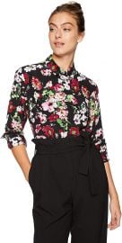 Equipment Women s Floral Symphany Printed Signature Blouse at Amazon