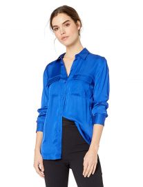 Equipment Women s Signature Silk Shirt at Amazon