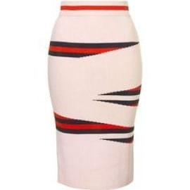 Eraser Stripe Skirt at Topshop