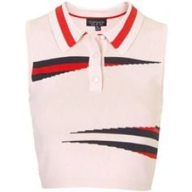 Eraser Stripe Top at Topshop