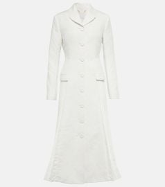 Erdem Bridal Calla cloque coat at Mytheresa