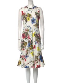 Erdem Floral Print Midi Dress at The Real Real