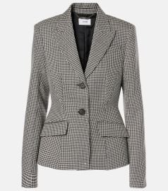 Erdem Tailored houndstooth wool blazer at Mytheresa