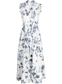 Erdem floral-print Sleeveless Midi Dress - at Farfetch