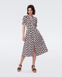 Erica Cotton Midi Dress Diane von Furstenberg at Diane von Furstenberg