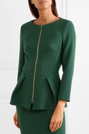 Erickson wool-crepe jacket at Net A Porter