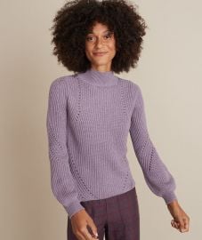 Erin Turtleneck Sweater in Purple Dreamer at Marine Layer