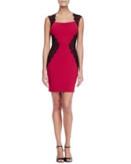 Erin by Erin Fetherston Lace-Inset Ponte Cocktail Dress at Neiman Marcus