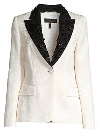 Escada - Brikenati Beaded Jacquard Dinner Jacket at Saks Fifth Avenue