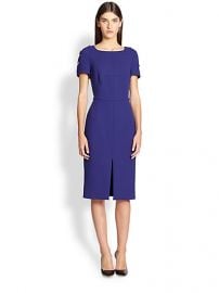 Escada - Toggle-Detail Wool Sheath Dress at Saks Fifth Avenue