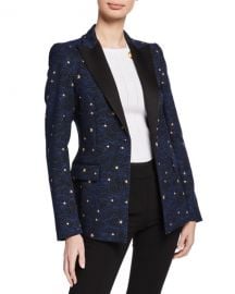 Escada Night Sky Jacquard Jacket at Neiman Marcus