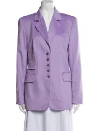 Escada Single Breasted Blazer in Lavender at The Real Real