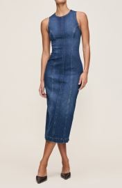 Esme Denim Midi Sheath Dress at Nordstrom