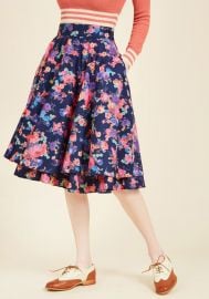 Essence of Elan Midi Skirt at ModCloth