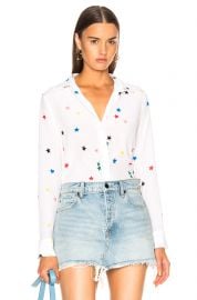 Essential Blouse in Stars by Equipment at Forward