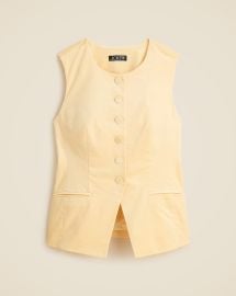 Essential Cutaway Vest Top In Velvet For Women JCrew at J. Crew