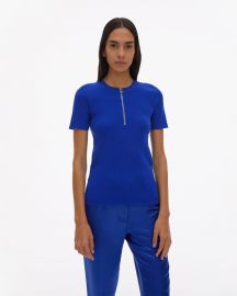 Essential Zip Tee by Helmut Lang at Helmut Lang