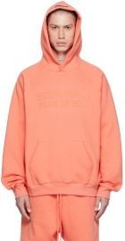 Essentials Pink Raglan Hoodie SSENSE at Ssense