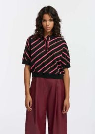 Essentiel Antwerp Farfalla Knitted Stripe Polo Garmentory at Garmentory