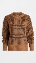 Essentiel Antwerp Werfect Metallic Tartan Pullover at Shopbop