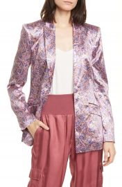 Estelle Paisley Satin Blazer   Nordstrom at Nordstrom