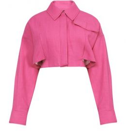 WornOnTV: Tamron’s pink cropped jacket and skirt on Tamron Hall Show ...