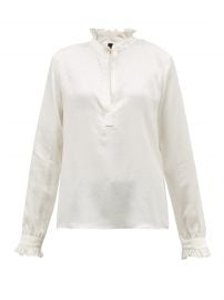 Esther Jacquard Silk Blouse by Nili Lotan at Matches