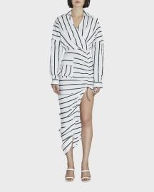 Et Ochs Faith Stripe Midi Shirtdress at Neiman Marcus