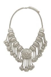 Etched Medallion Statement Necklace at Forever 21